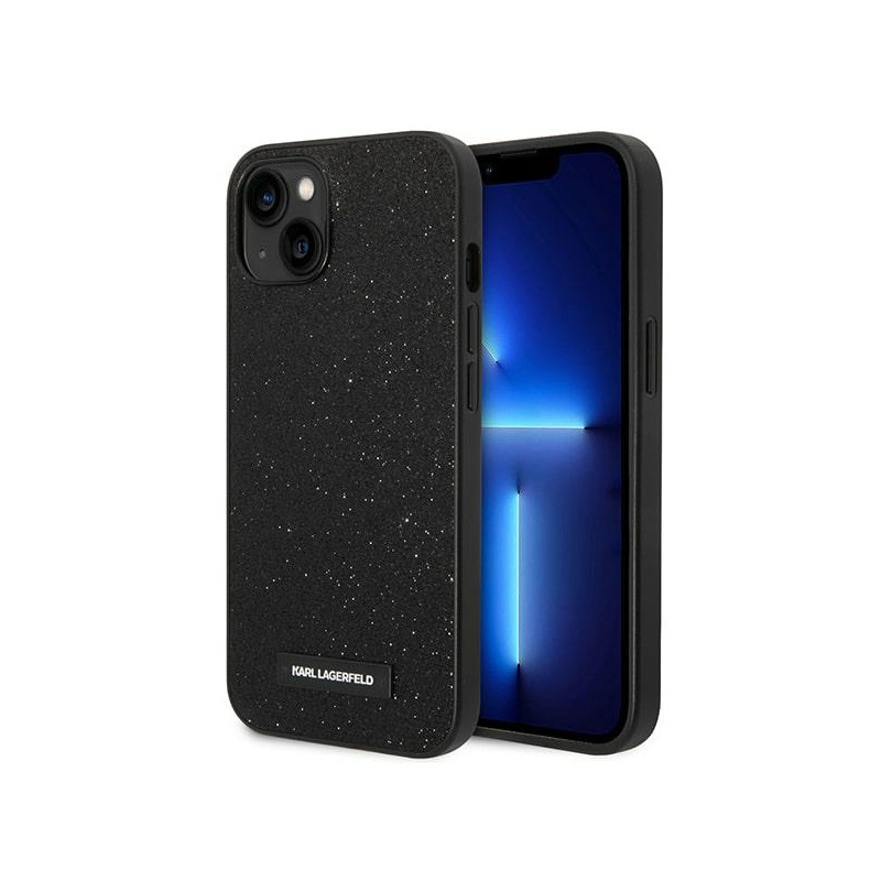 Kryt Karl Lagerfeld KLHCP14MG2ELK pro iPhone 14 Plus - black (černý glitter)