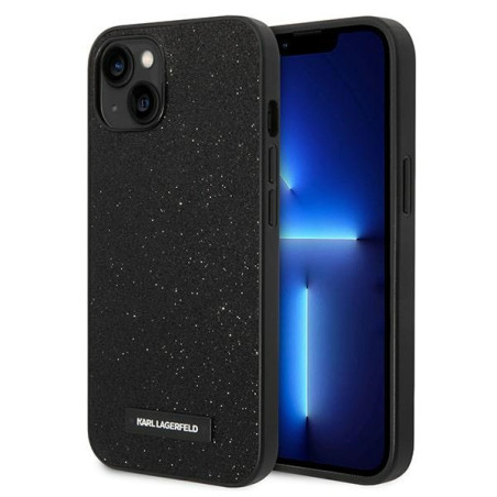 Kryt Karl Lagerfeld KLHCP14MG2ELK pro iPhone 14 Plus - black glitter