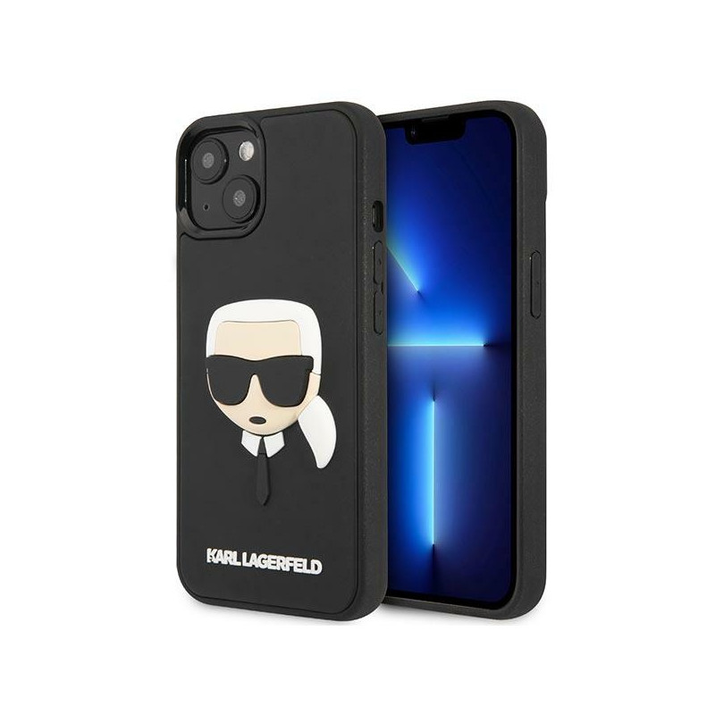Kryt Karl Lagerfeld KLHCP14MKH3DBK pro iPhone 14 Plus - černá/černé