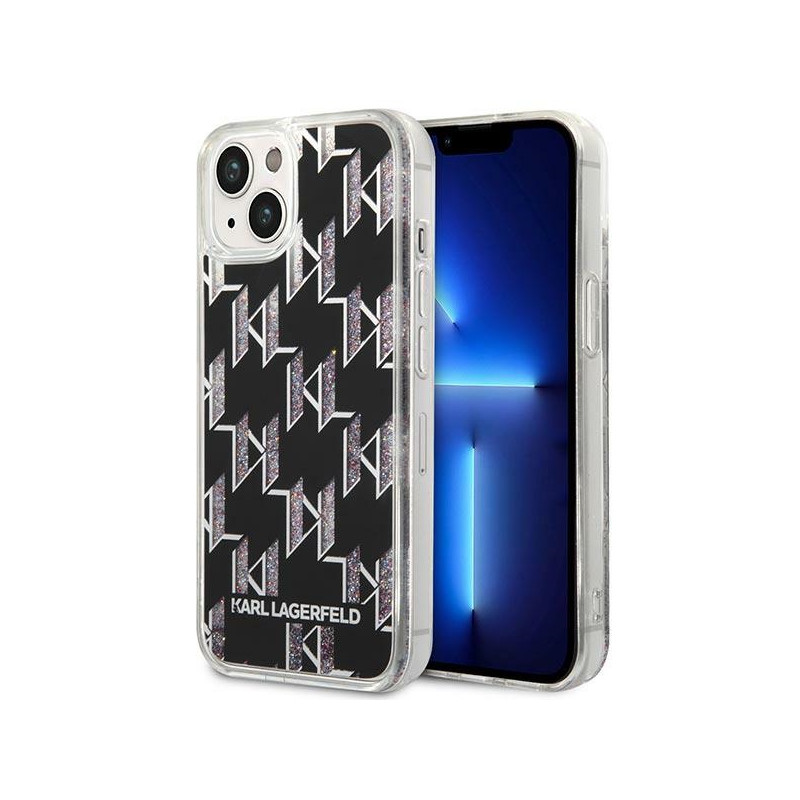 Kryt Karl Lagerfeld KLHCP14MLMNMK pro iPhone 14 Plus - black/black