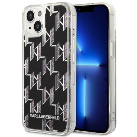 Kryt Karl Lagerfeld KLHCP14MLMNMK pro iPhone 14 Plus - black