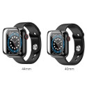 HOCO A30 Ochranné sklo 3D FULL-COVER 0.15mm pro Apple Watch 4/5/6/SE 40mm, montážní rámeček