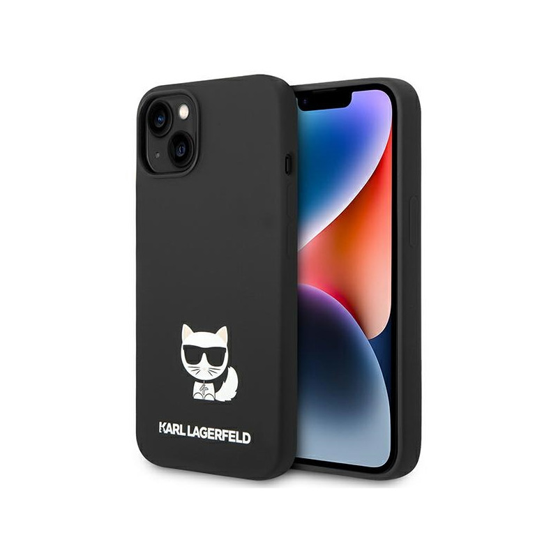 Kryt Karl Lagerfeld KLHCP14MSLCTBK pro iPhone 14 Plus - černý