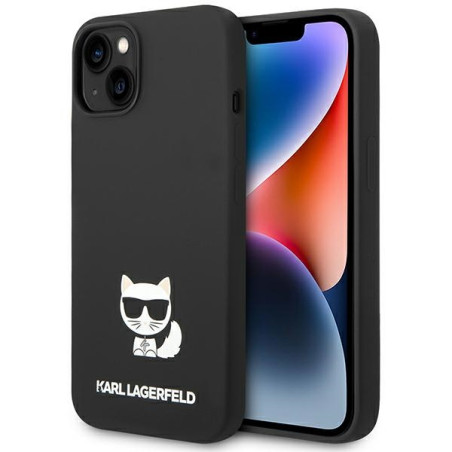 Kryt Karl Lagerfeld KLHCP14MSLCTBK pro iPhone 14 Plus - černý