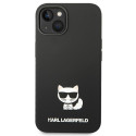 Kryt Karl Lagerfeld KLHCP14MSLCTBK pro iPhone 14 Plus - černý