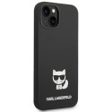 Kryt Karl Lagerfeld KLHCP14MSLCTBK pro iPhone 14 Plus - černý
