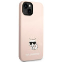 Kryt Karl Lagerfeld Silicone Choupette iPhone 14 Plus