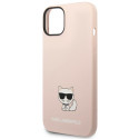 Kryt Karl Lagerfeld Silicone Choupette iPhone 14 Plus