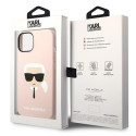 Kryt Karl Lagerfeld KLHCP14MSLKHLP pro iPhone 14 Plus růžový