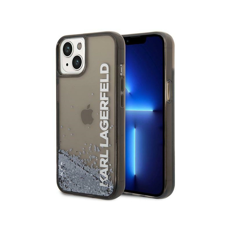 Kryt Karl Lagerfeld KLHCP14SLCKVK pro iPhone 14 - black/black