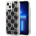 Kryt Karl Lagerfeld Liquid Glitter Monogram pro iPhone 14