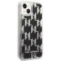 Kryt Karl Lagerfeld Liquid Glitter Monogram pro iPhone 14