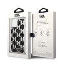 Kryt Karl Lagerfeld Liquid Glitter Monogram pro iPhone 14