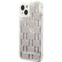 Kryt Karl Lagerfeld KLHCP14SLMNMS iPhone 14 stříbrný
