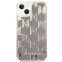 Kryt Karl Lagerfeld KLHCP14SLMNMS iPhone 14 stříbrný