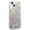 Kryt Karl Lagerfeld KLHCP14SLMNMS iPhone 14 stříbrný