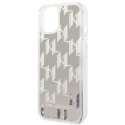 Kryt Karl Lagerfeld KLHCP14SLMNMS iPhone 14 stříbrný