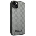Kryt Karl Lagerfeld Saffiano pro iPhone 14 – gray