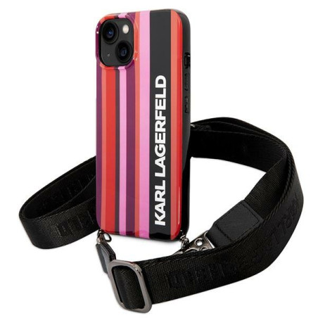 Kryt Karl Lagerfeld pro iPhone 14 - pink