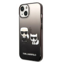 Kryt Karl Lagerfeld Ikonik Karl & Choupette pro iPhone 14