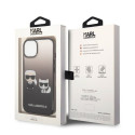 Kryt Karl Lagerfeld Ikonik Karl & Choupette pro iPhone 14