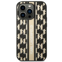 Kryt Karl Lagerfeld Monogram Stripe pro iPhone 14 Pro Max