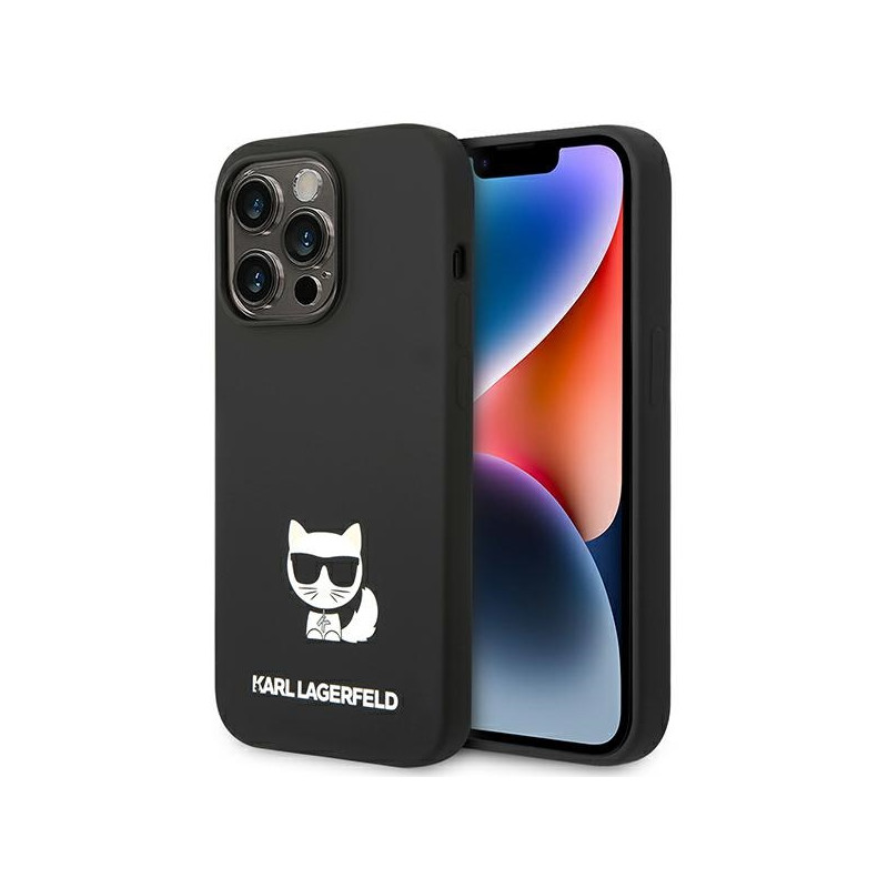 Kryt Karl Lagerfeld KLHCP14XSLCTBK pro iPhone 14 Pro Max - černá