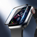 HOCO A30 Ochranné sklo 3D FULL-COVER 0.15mm pro Apple Watch 7/8 41mm, montážní rámeček