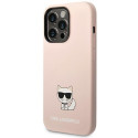 Kryt Karl Lagerfeld KLHCP14XSLCTPI iPhone 14 Pro Max - light pink