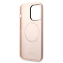 Kryt Karl Lagerfeld KLHMP14LSLKHLP pro iPhone 14 Pro – light pink
