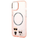 Kryt Karl Lagerfeld KLHMP14MHKCP iPhone 14 Plus růžový