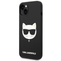 Kryt Karl Lagerfeld Choupette Head Magsafe pro iPhone 14 Plus černý