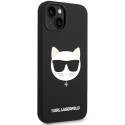 Kryt Karl Lagerfeld Choupette Head Magsafe pro iPhone 14 Plus černý