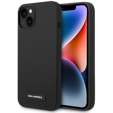 Kryt Karl Lagerfeld pro iPhone 14 Plus (MagSafe) černý