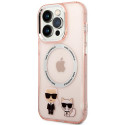 Kryt Karl Lagerfeld KLHMP14XHKCP iPhone 14 Pro Max růžová