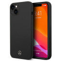 Kryt Mercedes Silicone Line pro iPhone 14 - černý