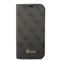 Kryt Guess 4G Vintage Gold Logo iPhone 14 Pro - black/black