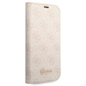 Kryt GUESS 4G Vintage Gold Logo iPhone 14 Pro pink/pink