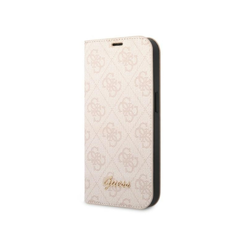 Kryt Guess 4G Vintage Gold Logo pro iPhone 14 Pro Max - růžová/pink
