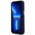 Kryt Guess 4G Vintage Gold Logo iPhone 14 black