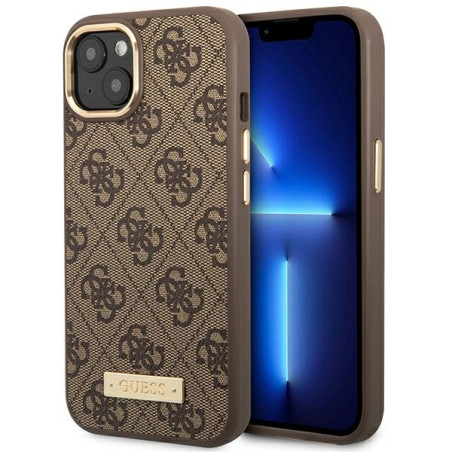 Kryt Guess GUHMP14MU4GPRW iPhone 14 Plus hnědý