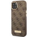 Kryt Guess GUHMP14MU4GPRW iPhone 14 Plus hnědý