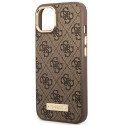 Kryt Guess GUHMP14MU4GPRW iPhone 14 Plus hnědý
