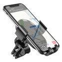 HOCO CA105 Gravity držák do automobilu s bezdrátovým nabíjením 15W, černý