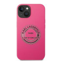 Kryt Karl Lagerfeld KLHCP14MSRSGRCF pro iPhone 14 Plus pink