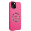 Kryt Karl Lagerfeld KLHCP14MSRSGRCF pro iPhone 14 Plus pink