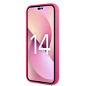 Kryt Karl Lagerfeld KLHCP14MSRSGRCF pro iPhone 14 Plus pink