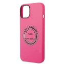 Kryt Karl Lagerfeld KLHCP14MSRSGRCF pro iPhone 14 Plus pink