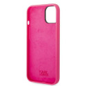 Kryt Karl Lagerfeld KLHCP14MSRSGRCF pro iPhone 14 Plus pink