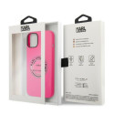 Kryt Karl Lagerfeld KLHCP14MSRSGRCF pro iPhone 14 Plus pink